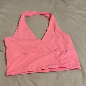pink halter top